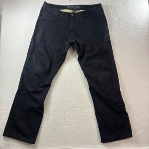 REAX 215 Jeans Men 38x32 Black SAS-TEC Protective Padded Aramid Lined Moto Pants